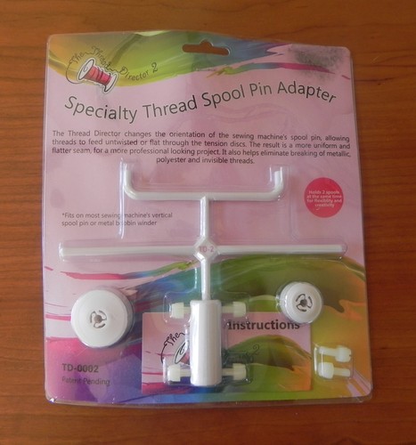Slottd Thread Pin THE THREAD DIRECTOR 2 SPECIALTY THREAD SPOOL PIN ADAPTER 2 SPOOLS NIP ...