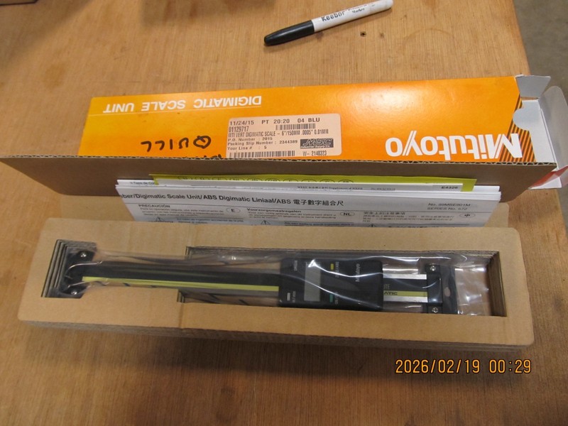 MITITOYU VERTICAL SCALE,NEW IN BOX