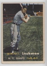 1957 Topps Whitey Lockman #232 0b0