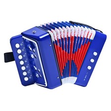 Accordion 10 keys Button Accordian,Musical Toy Instrument,Mini Accordion for ...