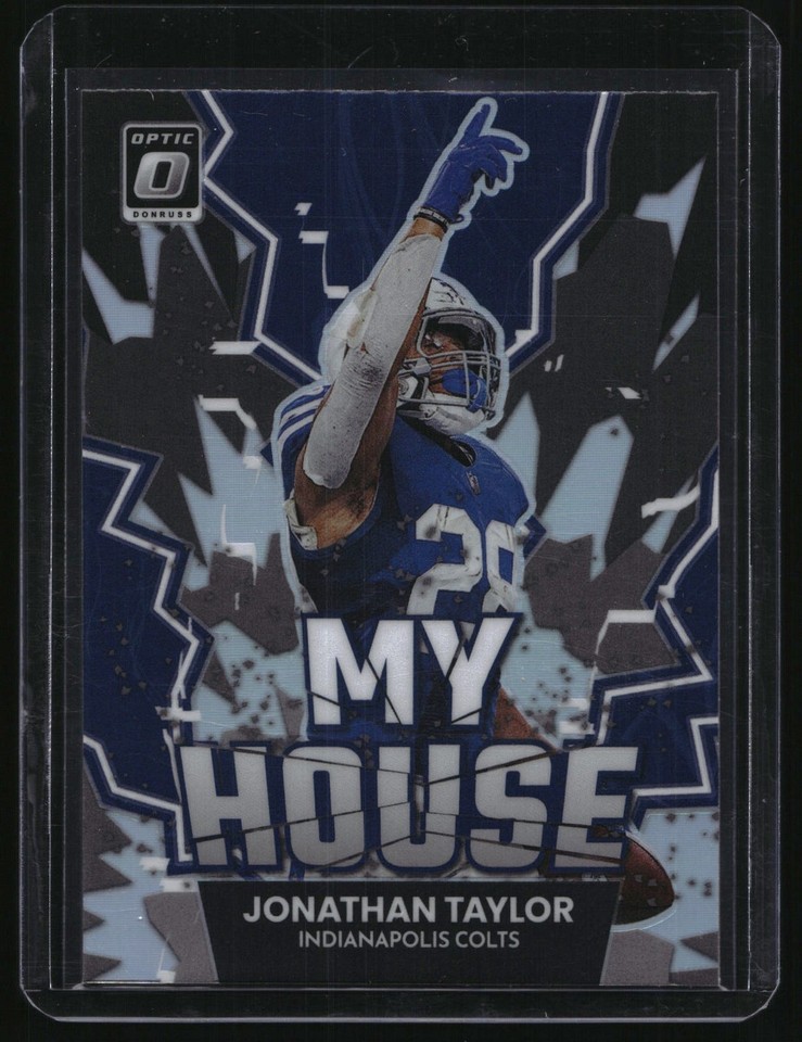 2022 Donruss Optic Jonathan Taylor #MH-14 My House! Indianapolis Colts