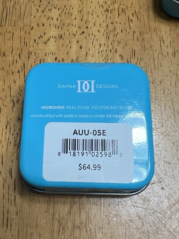 Auburn Tigers .925 Sterling Silver Enamel Dangle Earrings Women's Dayna Designs - Image 4 of 4