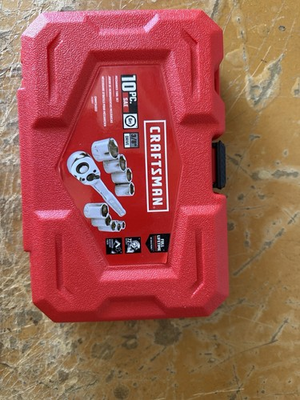 #ad #ad Craftsman 10pc SAE 3 8” Drive Socket Set w Ratchet Case Complete $24.99