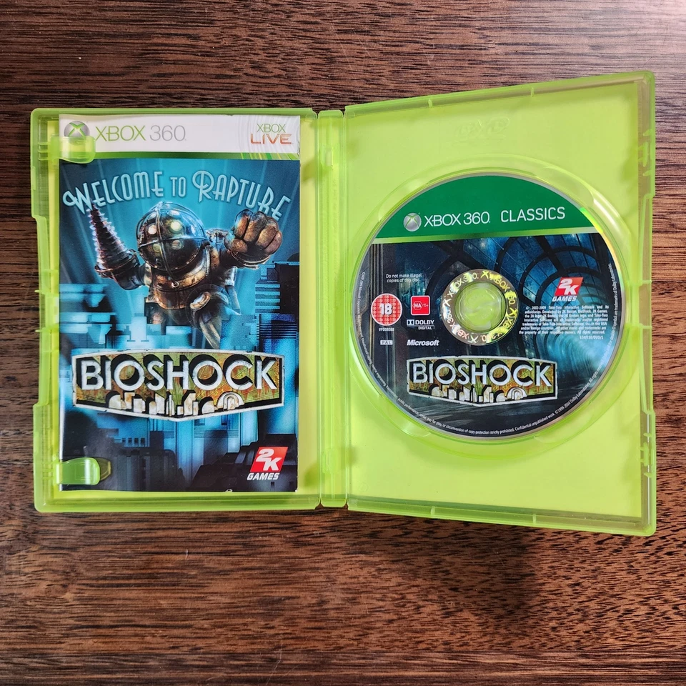 Bioshock 1 & 2 Microsoft Xbox 360 PAL Complete Free Shipping Australia  - Image 4 of 4