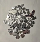 Mixed Lot Of Fractional .999 Fine Silver  67 grams total weight