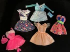 Genuine Barbie Doll Summer Dresses Vintage Fashions 90’s 5 Outfits