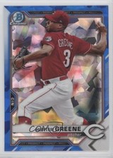 2021 Bowman Sapphire Edition Chrome Prospects Hunter Greene #BCP-127 0s9t