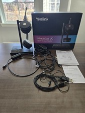 YEALINK WH62 Dual UC DECT Wireless Headset - Never used