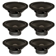 6 Goldwood Sound GW-8028 Rubber Surround 8" Woofers 190W each 8ohm Speakers
