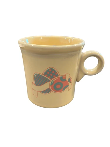 Fiesta Yellow Easter Eggs Ring Handled Mug Fiestaware