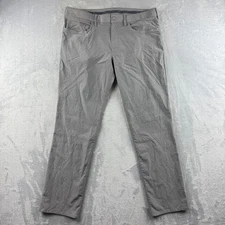 Bonobos Golf Pants Mens 36x32 Gray Performance Tech Stretch 5 Pocket
