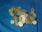 Lot of 99-US Coins SILVER ROOSEVELT DIMES - 1946-1964 Dates