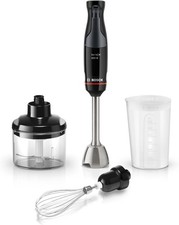 Image of Bosch ErgoMaster Series 4 Hand Blender 3-in-1 Set, 1000W | MSM4B621GB | Black