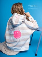 THE SHIRT PROJECT Sweater Kapuze SAND ECRU Bl...