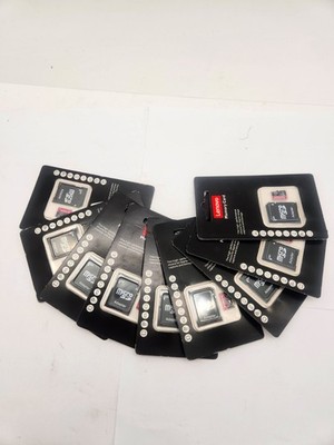 Lot of 9 Lenovo 64GB MicroSD Memory Card Universal Compatible with Adapter