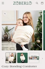 Zoberlo Cozy Bonding Comforter - Baby Carrier