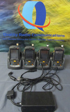 LOT OF FOUR Motorola MC7598 Wireless Barcode 2D Scanners With 4 Bank Charger