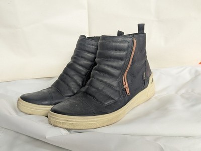 ECCO Soft 7 Tred GTX Damen Stiefel Gr.40 Schwarz GoreTex Roségold Reißverschluss