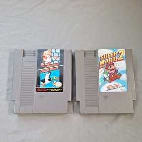 Lot of 5 Nintendo NES UNTESTED Games W/ 5 Game Case Sleeves