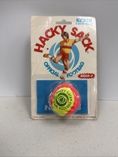 Vintage Wham-O Hacky Sack Official Footbag Sealed Unused 2-Panel Model  Kicker