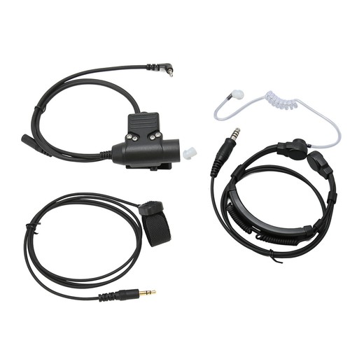Zestaw słuchawkowy mikrofonu gardłowego z adapterem PTT 7,1 mm wtyczka mikrofon gardło słuchawki do Xiaom Hot - Zdjęcie 6 z 24