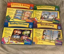 Set of 4 Lakeshore English Elementary Folder Games Grades 4-5