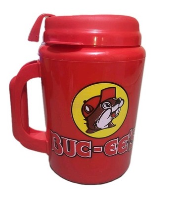 Bucees Aladdin Super Insulated 52 Oz Refill Plastic Red Tumbler/Mug