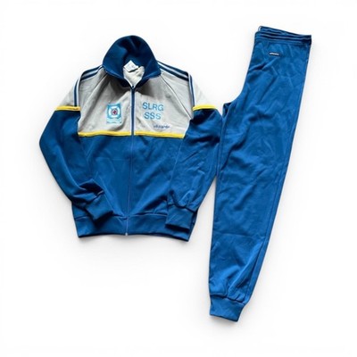 Adidas Ventex Vintage Trainingsanzug 70er Blau Originals Größe S D5 Vintage...