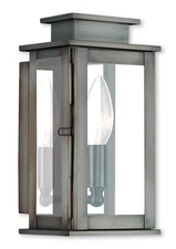 Livex Lighting 20191-29 Princeton Outdoor Wall Light Vintage Pewter