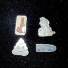 Four Different 1 gram .999 Fine Silver Art Bars