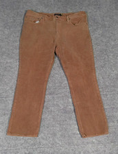 Polo Ralph Lauren Corduroy Pants Mens 40x30 Brown 5 Pocket Preppy Casual Stretch