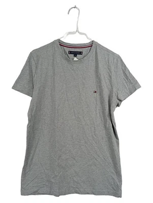 Tommy Hilfiger T-shirt Homme Gris Chiné Basic Logo (EU 50, INT M) - Photo 1/4