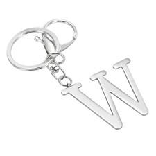 Initial Letter Keychain - Women Girls Gift Alphabet Key Chain Charm Letter W