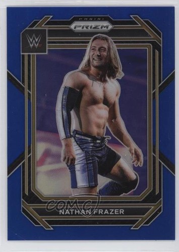 2023 Panini Prizm WWE Blue Prizm 43/199 Nathan Frazer #160 6q5 - Picture 1 of 3