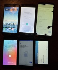 UNO Funciona Lote de 6 Smartphone LG K8 K20 STYLO Phoenix 4 L16vl L44VL Envío Roto
