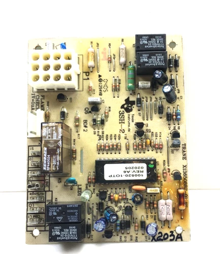 TRANE X13650882-01 Control Circuit Board 100520-1OTP Rev A6 used #X203A