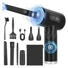 2in1 Magnetic Compressed Air Duster Electric Air Duster 120000RPM Vacuum Cleaner