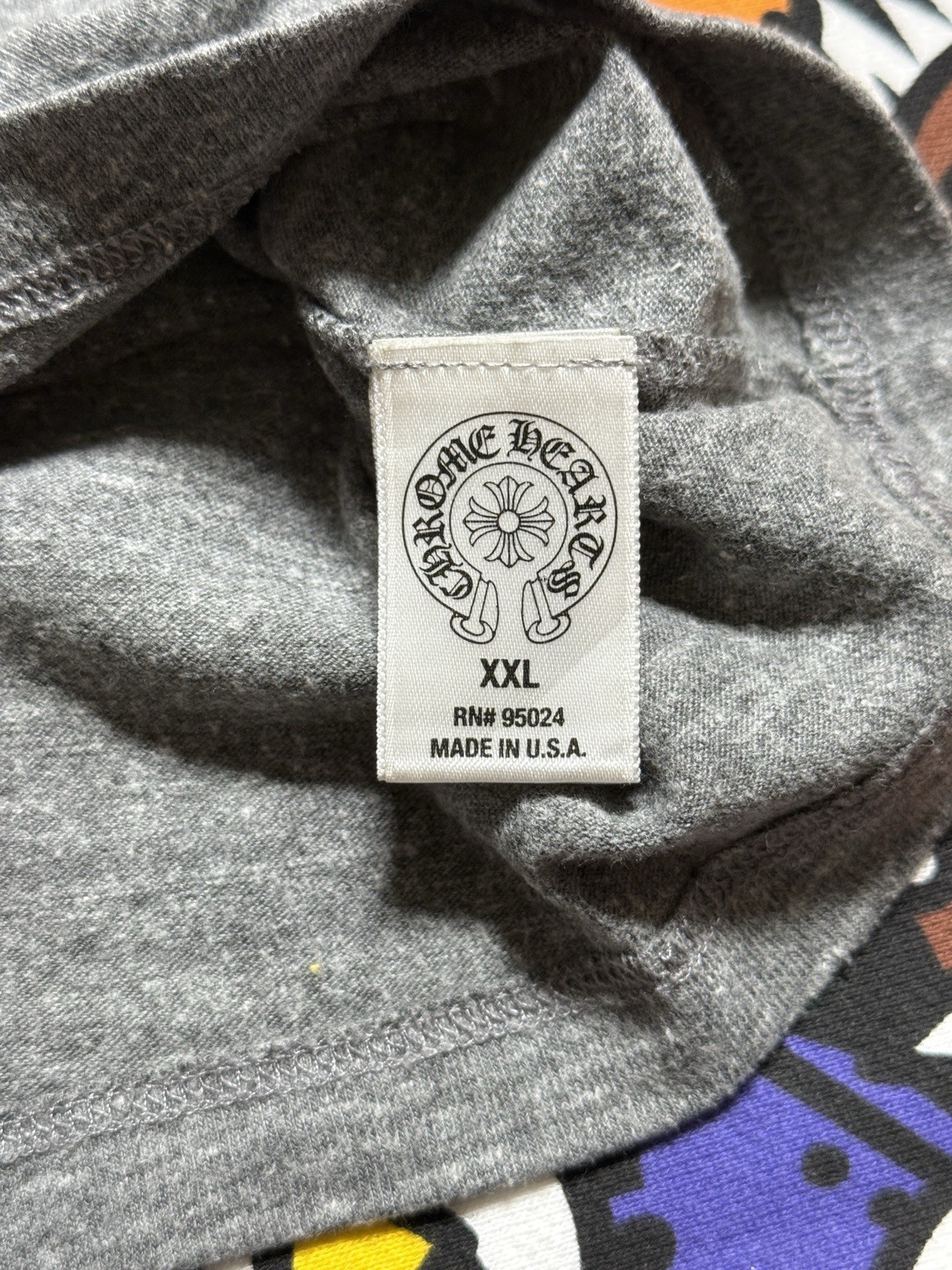 Chrome Hearts Womens Grey Multi Logo Tee thumbnail 8