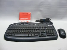 Microsoft Wireless Multimedia Keyboard 1.1 Model 1014 w Mouse Receiver