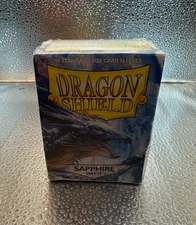 Dragon Shield Sapphire Matte 100 Standard Size Card Sleeves