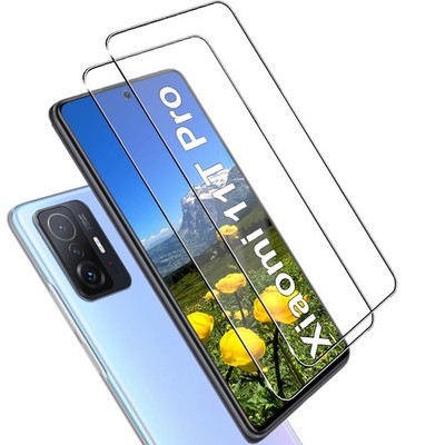 Für Xiaomi 11T Pro Echt Glas Schutz Panzerfolie 9H Displayschutz Schutzglas - 2x