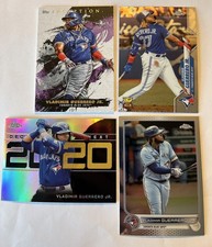Vladimir Guerrero Jr # 4 topps chrome / inception 2020 21 22 insert Blue Jays