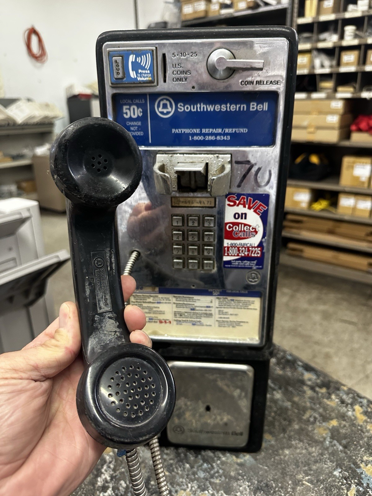 All original Southwestern Bell PayphoneWith Mounting Plate And Hardware ...