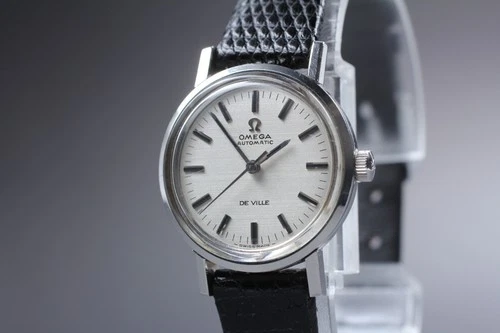 Overhauled Vintage 1968 OMEGA De Ville Seamaster Ladies Cal.671 Auto 25mm Silver