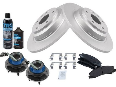 Front Brake Pad and Rotor and Wheel Hub Kit fits LaCrosse 2008-2009 Super 16RHCX