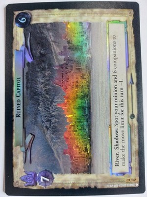 LOTR TCG Return of the King RUINED CAPITOL 7U355 FOIL NM