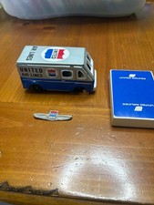 Vintage United Airlines Lot Tin Truck Playing Cards Child Pilot Pin