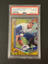 Harris Phillips 2018 Panini Donruss Elite Rookie Orange /25 PSA 10 Bills