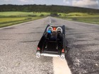 Batmobile Black Autoworld Thunderjet Chassis — photo 6