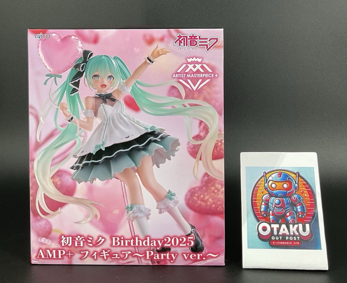 Hatsune Miku Birthday 2025 AMP + Figure – Party Ver. TAITO